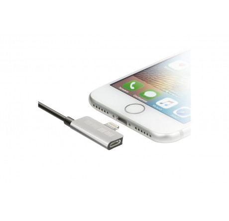 Interstep Lightning, ChargeN Listen,0,2м,Bk/Slv,TPE,мет.кон Кабель  INTERSTEP - okulovka-experts.ru – фото 1