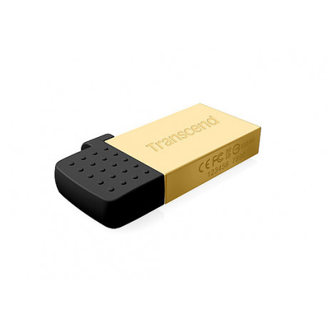 USB флеш-карта Transcend 16GB JETFLASH 380 OTG (Gold) Transcend - okulovka-experts.ru – фото 1