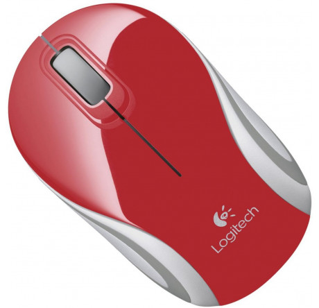 Мышь Logitech Mini Mouse M187- RED Logitech - okulovka-experts.ru – фото 1