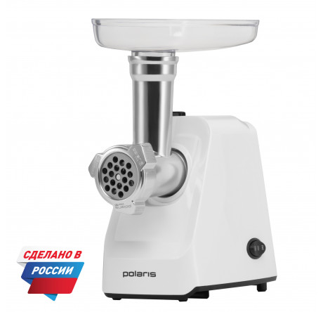 Мясорубка Polaris PMG 1852 белая Polaris - okulovka-experts.ru – фото 1