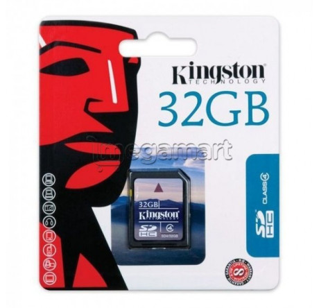 Карта памяти SDHC Kingston 32GB (SD4/32GB) Kingston - okulovka-experts.ru – фото 1