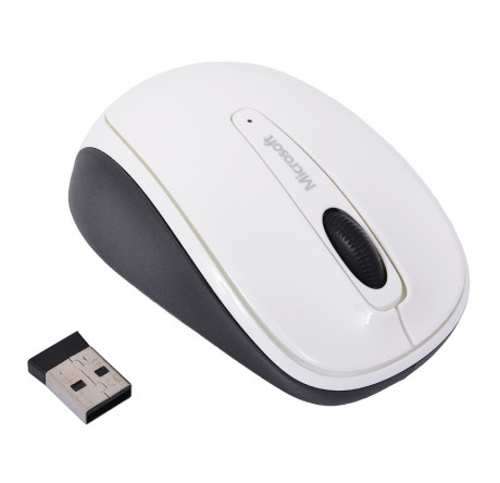 Мышь Microsoft Wireless Mobile Mouse 3500 USB white (GMF-00294) Microsoft - okulovka-experts.ru – фото 1