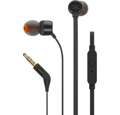 JBL T110, черная Гарнитура JBL - okulovka-experts.ru – фото 1