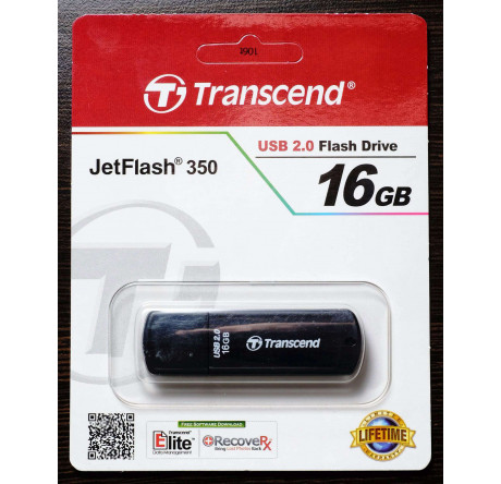 USB флеш-накопитель Transcend 350 USB 2.0 Flash Drive 16GB Transcend - okulovka-experts.ru – фото 1