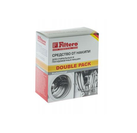 Filtero Double Pack арт 611 Средство от накипи д/ПММ и СМ  Filtero - okulovka-experts.ru – фото 1