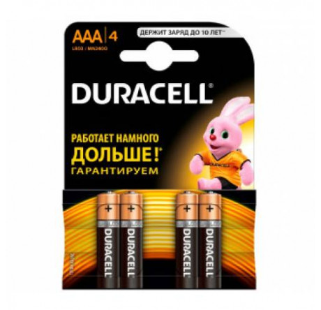 Duracell LR03-4BL BASIC Элемент питания  Duracell - okulovka-experts.ru – фото 1