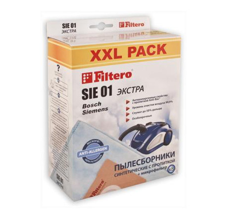 Пылесборник Filtero SIE 01 (8) XXL PACK Filtero - okulovka-experts.ru – фото 1