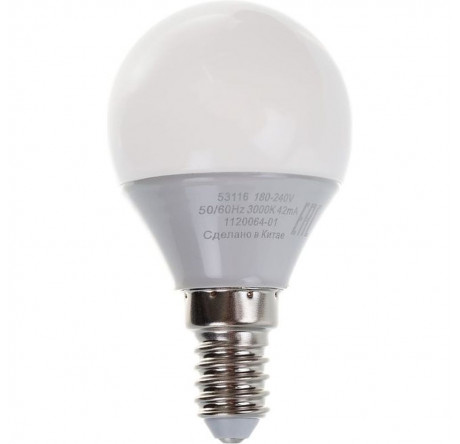 GAUSS LED ELEMENTARY GLOBE 6W E14 GAUSS - okulovka-experts.ru – фото 1