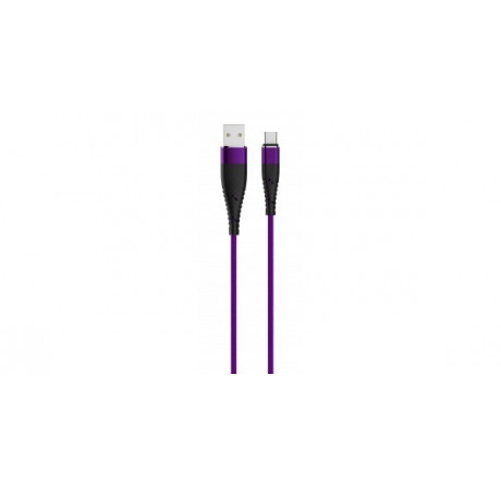 Partner-Olmio SOLID, USB 2.0 - Type-C, 1.2м, 2.1A, усиленный, цвет титановый 039050 Кабель  PARTNER - okulovka-experts.ru – фото 1