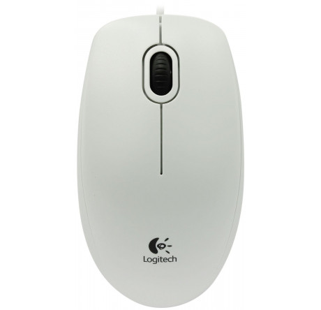 Мышь Logitech B100 Optical Mouse white USB OEM Logitech - okulovka-experts.ru – фото 1