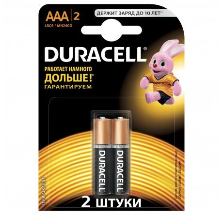 Duracell LR03-2BL BASIC Элемент питания  Duracell - okulovka-experts.ru – фото 1