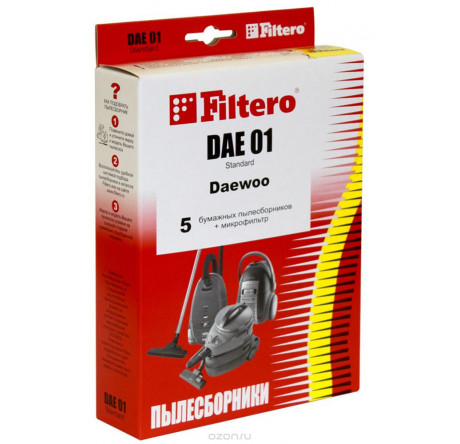 Пылесборник Filtero DAE 01 (5) Standard Filtero - okulovka-experts.ru – фото 1