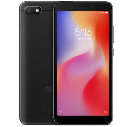 Смартфон Xiaomi Redmi 6 Black (M1804C3DG), 5.45'' 18:9 1440x720, Xiaomi - okulovka-experts.ru – фото 1