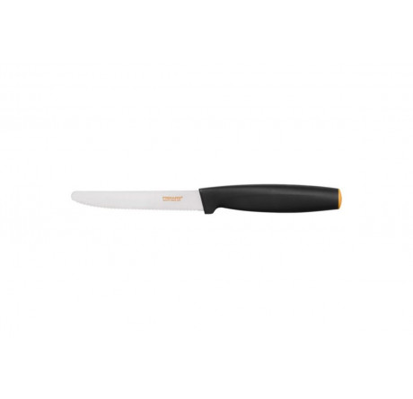 Fiskars 1014208 [FF Softgrip; 12см; нерж.; тверд. 53ед.] Нож кух. д/томатов  Fiskars - okulovka-experts.ru – фото 1