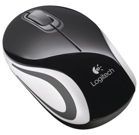 Мышь Logitech Wireless Mini Mouse M187, Black Logitech - okulovka-experts.ru – фото 1