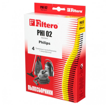 Пылесборник Filtero PHI 02 (4) Standard Filtero - okulovka-experts.ru – фото 1