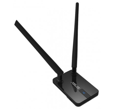 ASUS USB-N14 Wireless N USB Adapter (RTL) (802.11n/g/b, 300Mbps, 2x5dBi) Адаптер беспроводной Asus - okulovka-experts.ru – фото 1