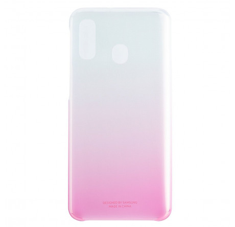 Samsung для Samsung Galaxy A40 Gradation Cover розовый (EF-AA405CPEGRU) Чехол (клип-кейс)  Samsung - okulovka-experts.ru – фото 1