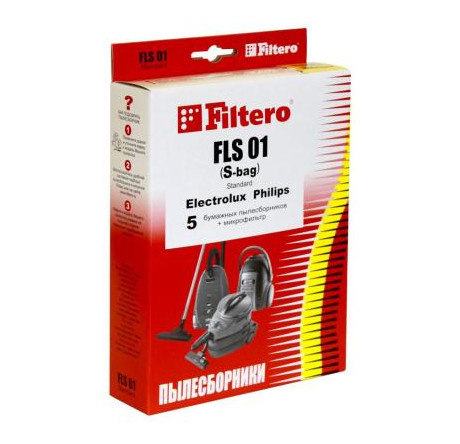 Пылесборник Filtero FLS 01 (S-bag) (5) Standard Filtero - okulovka-experts.ru – фото 1