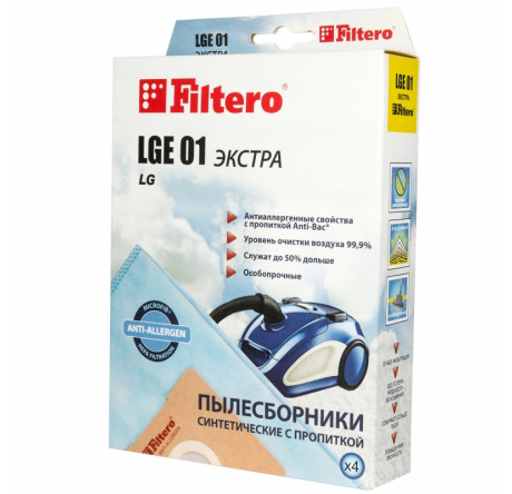 Пылесборник Filtero LGE 01 (4) ЭКСТРА Filtero - okulovka-experts.ru – фото 1