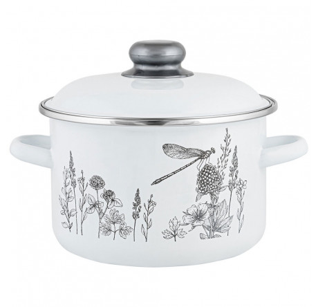Кастрюля Appetite Flora-2 ТМ 1RD201M Noname - okulovka-experts.ru – фото 1