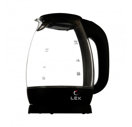 Lex LX3002-1 черный Электрочайник  LEX - okulovka-experts.ru – фото 1