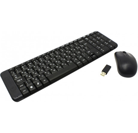 Logitech Wireless Desktop MK220 (920-003169) Комплект (клавиатура + мышь)  Logitech - okulovka-experts.ru – фото 1