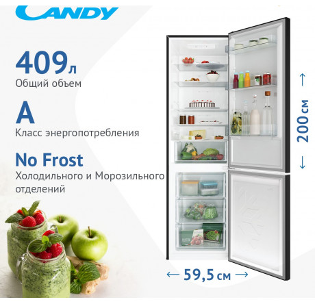 Candy CCRN 6200B Холодильник двухкамерный  Candy - okulovka-experts.ru – фото 1