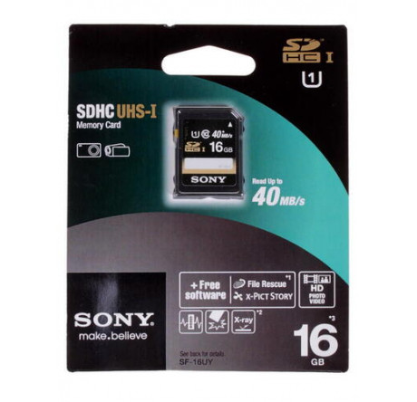 Карта памяти Sony SDHC 16 Gb Class 10  Sony - okulovka-experts.ru – фото 1