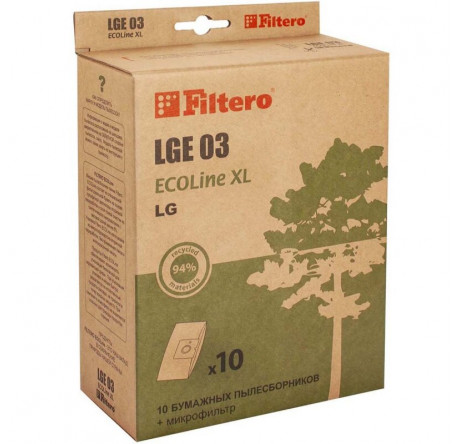 Пылесборник FILTERO LGE 03 (10+фильтр) ECOLine XL Filtero - okulovka-experts.ru – фото 1