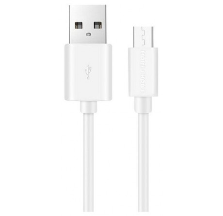 More choice USB 2.1A для micro USB Light 1м белый K13m Дата-кабель  MORE CHOICE - okulovka-experts.ru – фото 1