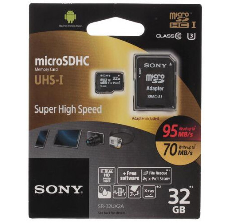 Карта памяти Sony MicroSDHC 32 Gb Class 10 Sony - okulovka-experts.ru – фото 1