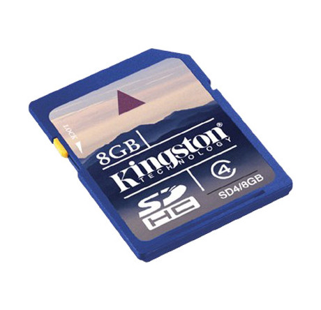 Карта памяти SDHC Kingston 8GB (SD4/8GB) Kingston - okulovka-experts.ru – фото 2