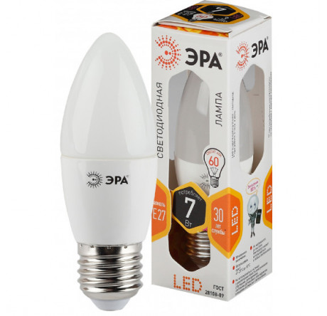 LED B35-7W-827-E27 ЭРА ЭРА - okulovka-experts.ru – фото 1