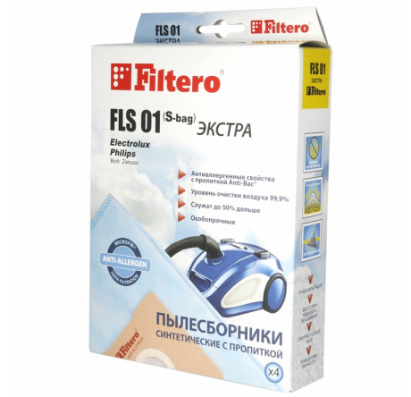 Пылесборник Filtero FLS 01 (S-bag) (4) Comfort Filtero - okulovka-experts.ru – фото 1